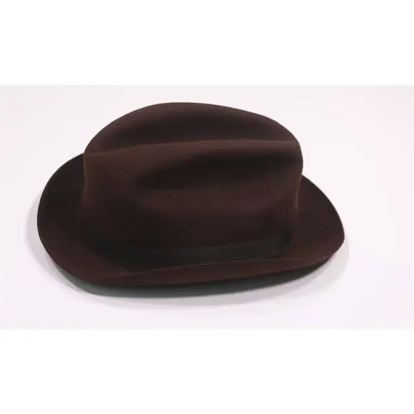 Christys London Hand Made 100% Fine Fur Wool Felt Fedora Hat 7 1/4 - 59 cm - Picture 5 of 10